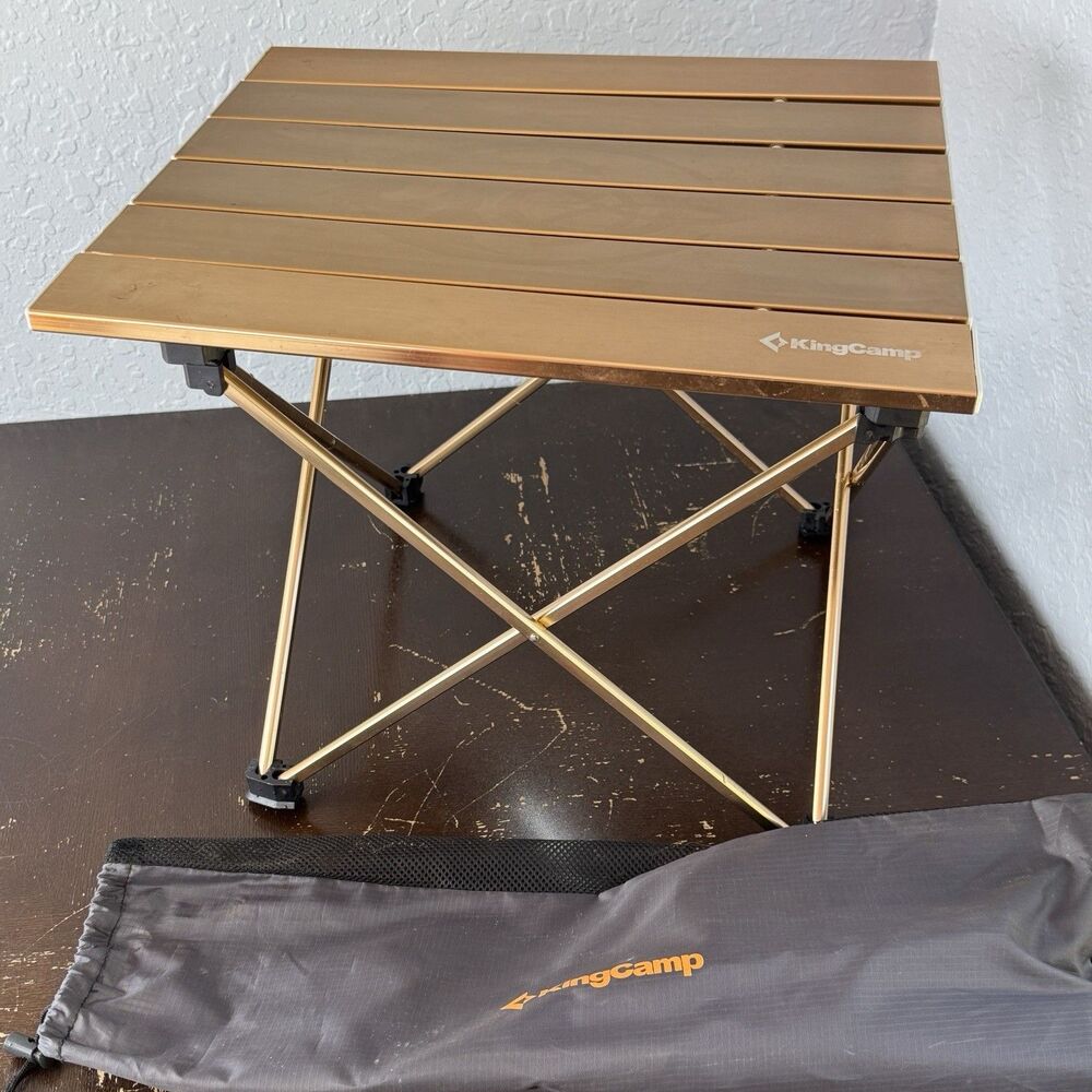 KingCamp Small Metal Camping Table Foldable Please Read Description